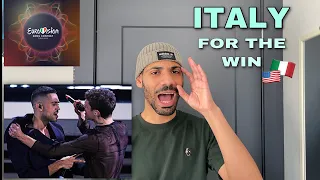 American First Reaction Mahmood & Blanco “Brividi” Italy Eurovision Finals