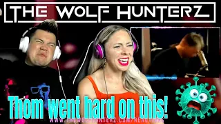 #reaction to "Radiohead - Ceremony (Joy Division / New Order cover) THE WOLF HUNTERZ Jon and Dolly