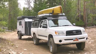 Overlanding Epic Mnt Range! New! Firebox Scout Emergency Stove! 1st Time Off Road Trailer Camping!