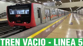 Metro De Santiago | Inyección Tren Vacío Linea 5 - NS-16 N2136