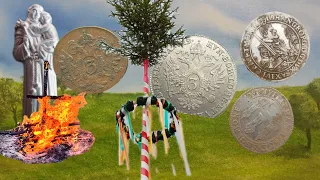 Stříbrná nálož mincí a svatá figurka na bohaté lokalitě s detektorem kovů XP Orx a Sirný pramen
