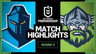 Gold Coast Titans v Canberra Raiders | Match Highlights | Round 2, 2013 | NRL