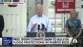 Biden visits Puerto Rico and says he'll make it better prepared for hurricanes