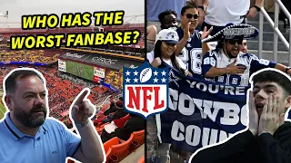 Who is the Worst Fanbase in the NFL? British Father and Son Reacts!