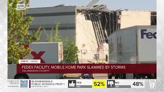 9A - FedEx Facility Tornado Damage LIVE