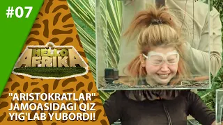 Hello Afrika 7-son "Aristokratlar" jamoasidagi qiz yig'lab yubordI! (29.03.2020)