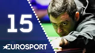 Ronnie O'Sullivan's SUPERB Brace of 147s | Day 15: Advent Calendar 2018 | Eurosport