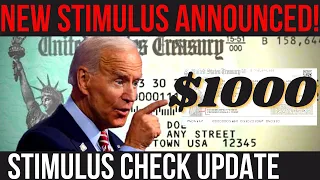 NEW STIMULUS GOING OUT! 4th Stimulus Package + $1200 CHECKS + Manchin Drama + Inflation Blame