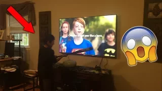 INSANE KID RAGES OVER BACK TO SCHOOL COMMERCIALS! *SMASHES TV*