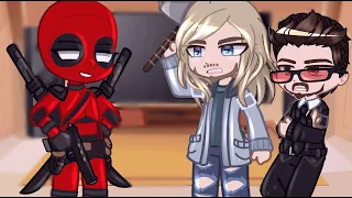 Avengers React To Deadpool || Gacha React