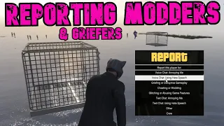 GTA Online | How to Report or kick Modders Griefers | Reporting General Abuse on GTA