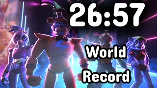 (Former WR) World's first sub 30 and deathless any% WR of Fnaf: Security Breach