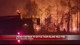 Firefighters, first responders in a nonstop battle against Tiger Island Fire