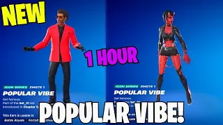 FORTNITE POPULAR VIBE EMOTE 1 HOUR DANCE! (ICON SERIES)