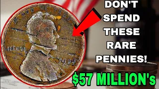 Top 70 Pennies most Expensive Lincoln penny Nickel's Dime Silver coins List of most Valuable pennies