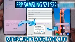 FRP SAMSUNG S21 FE S21 ULTRA S22 QUITAR CUENTA GOOGLE CUALQUIER SEGURIDAD ALL BIT PROGRAMA