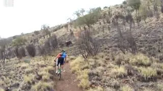 Alice Springs Mountian Biking + lame crash