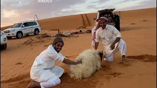 مكشات الصمان ارتفعت الحرار وانكسرت القزازه وهرب الخروف