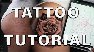 How to Tattoo a Rose for Beginners