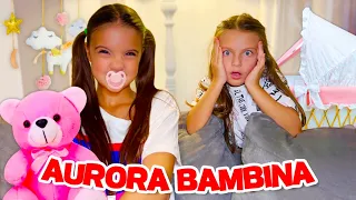 AURORA È DIVENTATA una BAMBINA PICCOLA •Ep 1• 🍼👧