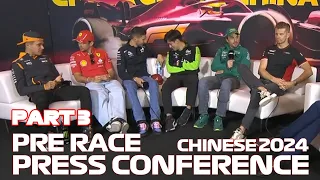 Pre Race Drivers Press Conference Chinese Grand Prix 2024 | PART 3