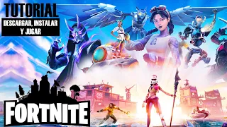 TUTORIAL **Descargar, Instalar y jugar** FORTNITE para PC 2020 | MI PRIMERA VEZ JUGANDO |