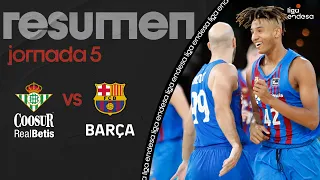 Coosur Real Betis - Barça (61-78) RESUMEN | Liga Endesa 2021-22