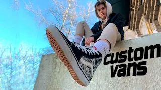 MY FIRST CUSTOM SHOES VANS