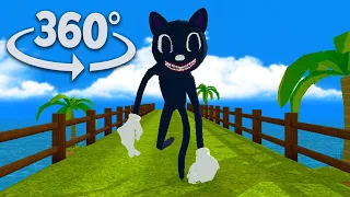 360° Video |  Cartoon Cat 360 Jumpscare | Horror Animation VR