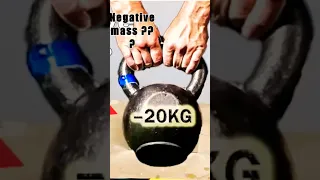What if You Try To Lift a Negative Mass? Mind-Blowing Physical Impossibility!#trending #viral