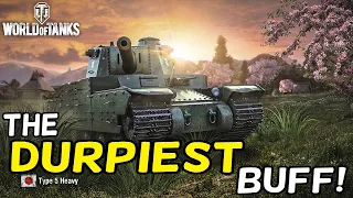 The DURPIEST Buff! || Type 5 Heavy || World of Tanks