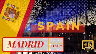 4K Virtual Walking in MADRID / Spain 🇪🇸- Winter tour around Puerta del Sol - 4K 60fps (UHD)-Europe.