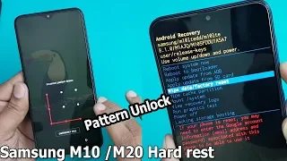 Samsung Galaxy M10,M20  Hard Reaet || How to Remove Pattern Lock in Samsung M10 and M20