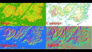 How to create Slope, Contour, Aspect and Hillshade in Arc GIS using Digital Elevation Model (DEM)