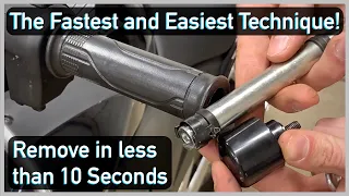 How to Remove Bar Ends from a Motorcycle Handlebar