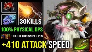 SPEED IS KING 100% Free Hit Knockback Sniper +415 Attack Speed with Moon Shard Swift Blink Dota 2