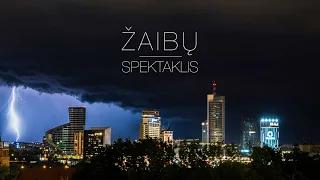 Audros ir žaibų spektaklis Vilniuje