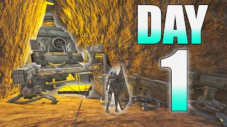 I Claimed Scorched Earths Best Rathole Day 1 SOLO | Ark PvP