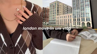 *productive* uni vlog: move-in, exploring london | law student