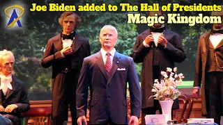 President Joe Biden added to The Hall of Presidents at Magic Kingdom – Full Updated Show