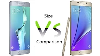 Galaxy S6 Edge Plus vs Galaxy Note 5 - Size Comparison