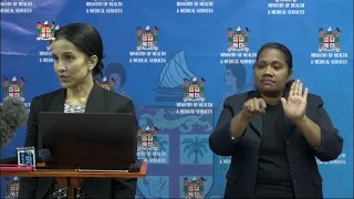 Fijian Permanent Secretary for Health Dr. James Fong and Dr. Aalisha Sahu Khan media responses