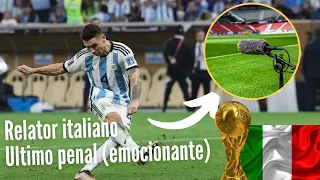 RELATOR ITALIANO 🇮🇹 (subtitulado) se emociona. Argentina campeón del mundo