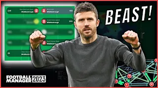 Michael Carrick's 4-2-3-1 Tactic Is OVERPOWERING! | Best FM 2023 tactics