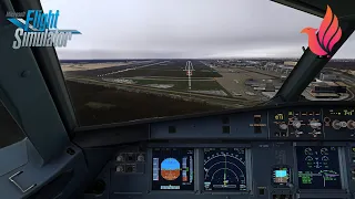 MSFS | Fenix A320 | Frankfurt visual swing over to 25C