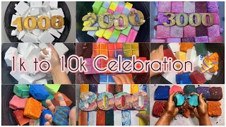 186 SOFT GYM CHALK COMPILATION | 1K TO 10K SUBSCRIBERS CELEBRATION | ODDLY SATISFYING | SLEEP AID