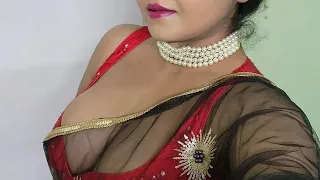 Beautiful indian sexy model saree front & back posing idea | saree shoot |Part-357 | Min Fashion