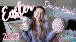 SPRING & EASTER Decor Haul 2023! Hobby Lobby, Tj Maxx, Home Goods, At Home, Amazon