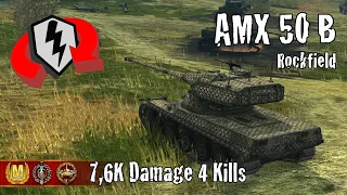 AMX 50 B  |  7,6K Damage 4 Kills  |  WoT Blitz Replays