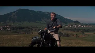 Steve McQueen's "The Great escape" motorcycle scenes